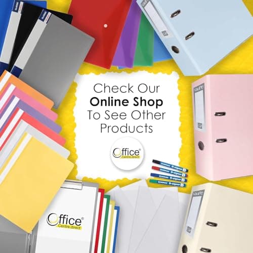 OFFICE CENTRE 1x Yellow A4 Project Folders, 2 Prong, Document Organiser — view 6