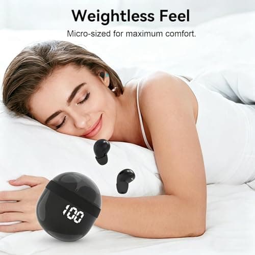 Wireless Invisible Earbuds Small Mini In Ear Buds Bluetooth Tiny Earphones — view 4