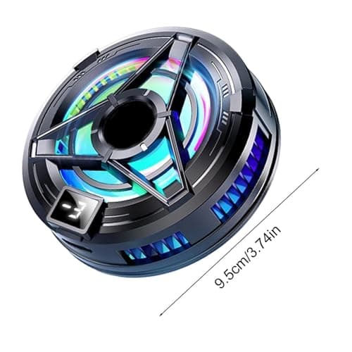 Magnetic Cooler 3.74x3.15x1.77 In For Phone Tablet Cooling With LED Display — view 2