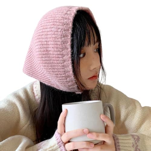 ZEPFJHE Unisex Knit Triangle Scarf Thicken Soft Wool Headband Neck Warmer for Outdoor Travel Winter Fashion Accessory Unisex Thicken Scarf for Hiking Camping Trip — view 4