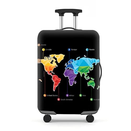 Eclove Elastic Luggage Cover, 18-32 Inch Travel Luggage Cover, Dustproof Scratchproof Suitcase Protector, Washable Suitcase Covers (XL(29-32 inches))