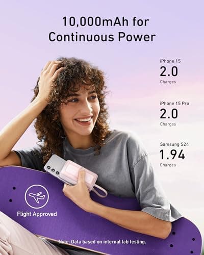 Anker Power Bank,10,000mAh 30W with USB-C Travel Essential Portable Charger — view 4