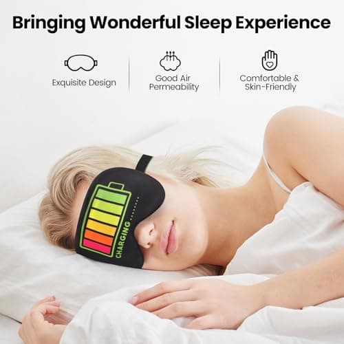 TeTupGa 2 Pcs Sleeping Eye Mask, Guys Blackout Sleeping Mask for Kids Adult Children's Travel Eye Mask Eye Cover Blindfold for Game — view 3
