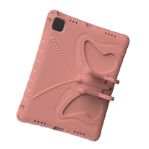 Ejoyous Protective Case EVA Shockproof Protective Case with Rotating Handle and Flip Stand for Pro 13 Air 13 2024 2025 Tablet Cover for Kids Students Travel (Light Orange) — view 4