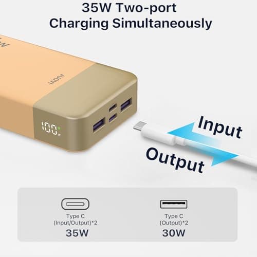 JUOVI Power Bank 20000mAh 35W Portable Charger — view 3