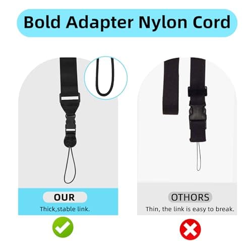 Gowjaw Adjustable Shoulder Strap:Comfortable for iPad Strap Nylon Neck Lanyard for iPad/Samsung Tablet Case,Camera Binocular Crossbody Laptop Luggage Bag — view 3