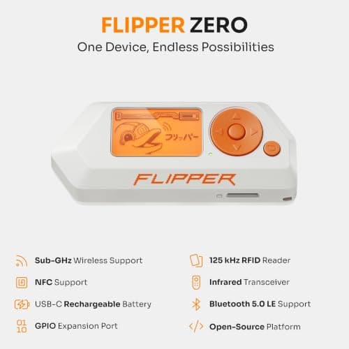 Flipper Zero Complete Kit - Flipper Zero | WiFi Devboard | Silicone Case | 32 GB MicroSD Card | Portable Multifunction Device for Technology Enthusiasts — view 3