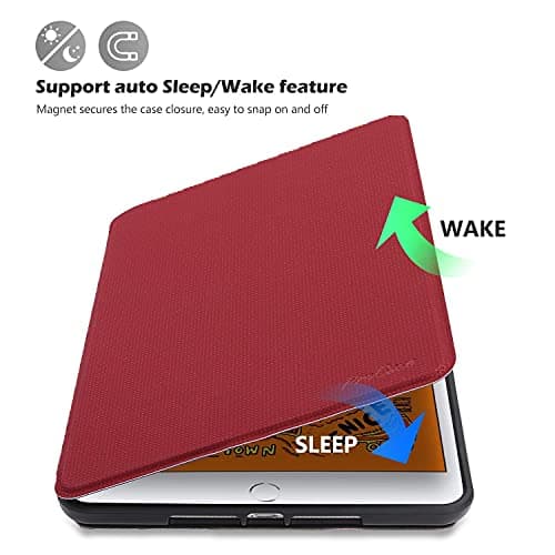 ProCase Folio Case for iPad Mini 5th Generation 2019 & Mini 4 3 2 1 -Red — view 4