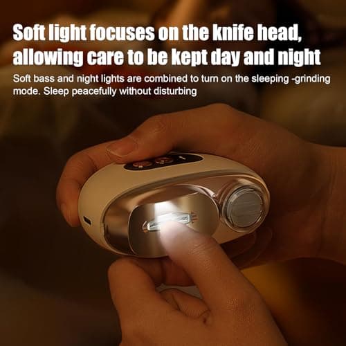 Electric Nail Trimmer LED Light Up with Scraps Collector — view 2