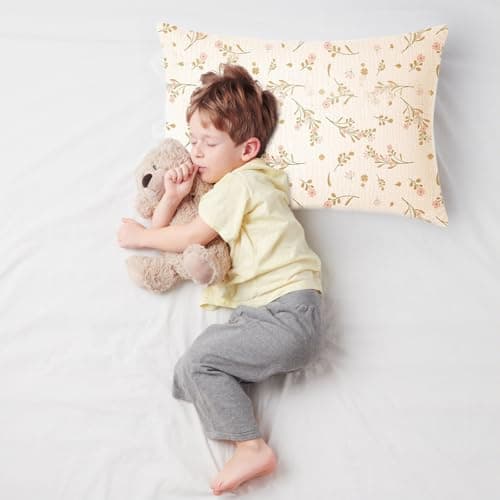 2 Pcs Toddler Pillow Cases Cotton Muslin Soft Breathable — view 5
