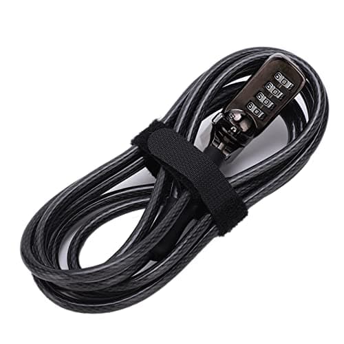 Kelawoly Laptop Security Lock PVC and Metal Combination Cable Lock 1.8m 4