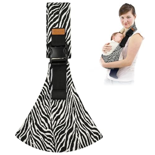 AOOWU Baby Carrier, Baby Sling Carrier, Toddler Carrier, Baby Wrap Carrier with Adjustable Shoulder Straps, Child Sling Baby Side with Shoulder Strap, Baby Sling for Newborns to Toddlers