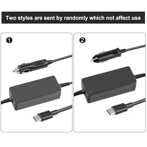 ARyee 65W USB C Laptop Car Charger, 12V-24V Type C Adapter for Macbook Pro 15/16 MacBook Air, Lenovo Yoga ASUS Acer, Dell, Huawei, HP USB C PD Power Supply — view 2