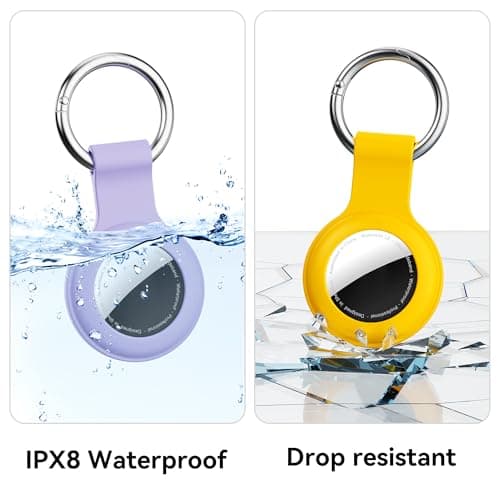 For AirTag Holder,4-Pack IPX8 Waterproof Case for Apple AirTag 1st & 2nd — view 3