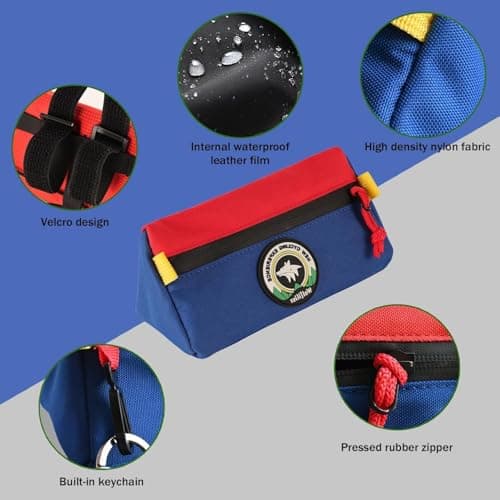 HTU Bike Handlebar Bag Kids Bicycle Front Basket Pack Waterproof Bikes Bag Mountain Bike Small Bicycle Handle Bar Bag for Boys Girls Men Women — view 2