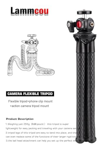 Gorilla Pod Tripod for Smartphone, Flexible Phone Tripod Octopus — view 6