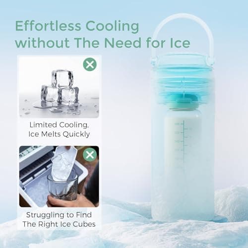 Momcozy Portable Breast Milk Cooler for Travel, Leak Proof Small Freezer — view 5