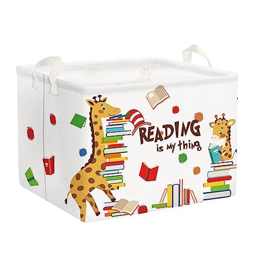 Clastyle 36L Kids Laundry Basket Learning Clothes Toys Storage Box