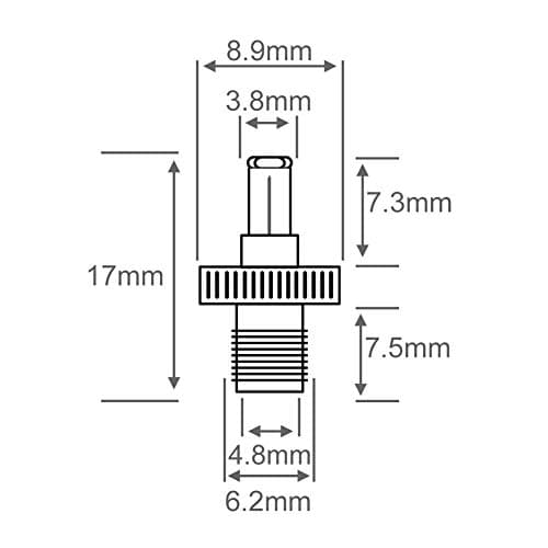 YILIANDUO SMA 4G Antenna Adapter TS9 Male to SMA Female Connector, 2-Pack — view 3
