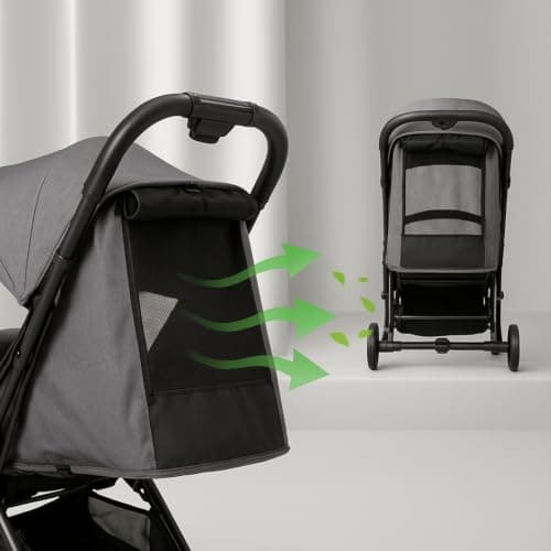 Flick Auto-Fold Stroller, Lightweight Pushchair from Birth to 4 Years 22kg — view 6