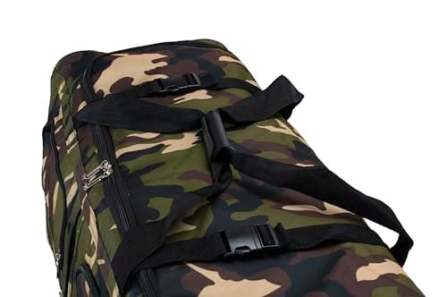 Rockland Melbourne Hardside Expandable Spinner Wheel Luggage, CAMO, 36", Melbourne Hardside Expandable Spinner Wheel Luggage — view 5