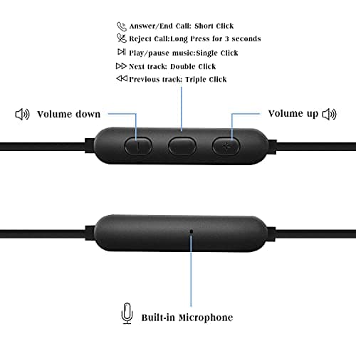 Yiwiso Sleep Headphones, Soft Earphones Wired for Sleeping, Sleep Earpbuds for Side Sleeping, In-Ear Headphones with Mic and Volume Control, Noise-Isolating, Travel, Relaxation (Black) — view 4
