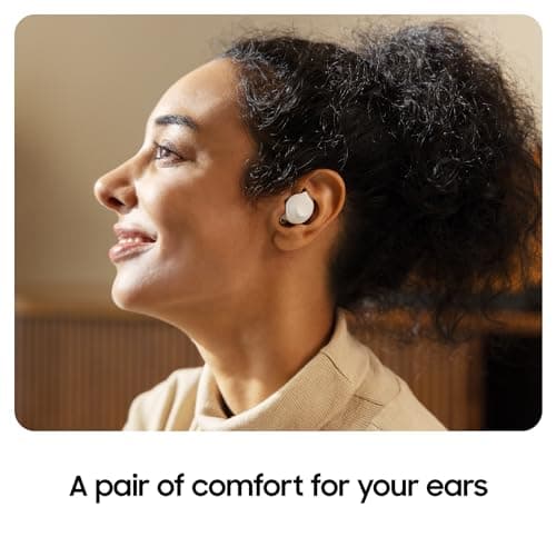 Samsung Galaxy Buds FE Wireless Earbuds, Active Noise Cancelling, Comfort Fit, White, 2 Year Manufacturer Extended Warranty (UK Version) — view 5