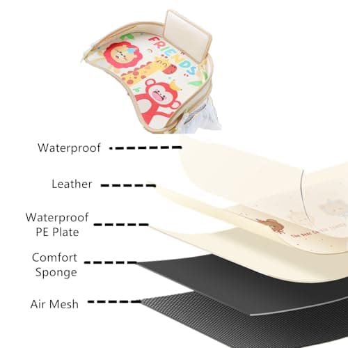 Kids Travel Tray, Car Seat Activity and Play Tray Organizer for Children — view 4