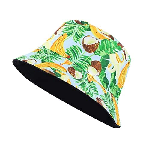Unisex Double Sided Wear Reversible Fishing Hat Made of Twill Canvas Sun Protection Hat for Fishing Hiking Travel One Size, brown, One Size