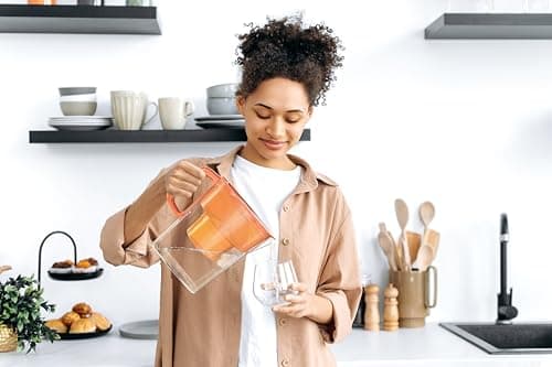 AQUAPHOR Water Filter Jug Compact Orange 2.4L with 1 x Maxfor+ Cartridge — view 3