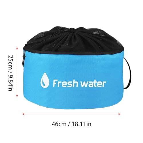 Accessory Organizer – Waterproof Storage Bag, Drawstring Hose Container | RV Equipment Carrier for Sewer Line, Freshwater Tube, Extension Cable | Color Marked Pouch for Road Travel, Trailer Set — view 6