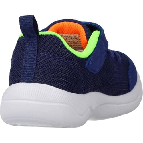 Skechers Boys' Mini Wanderer Trainer, Navy, 8 UK Toddler — view 4