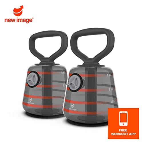New Image FITT Bell - Adjustable Kettle Bells - Water Filled - Exercise Weight Set - Great for Fitness, Core Training & Weight Lifting - Durable & Strong Design - Ultimate Core & Balance Home Workout — view 2