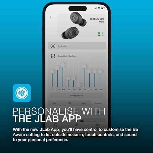 JLab JBuds Mini True Wireless Earbuds with Mic - Bluetooth, Sage — view 6