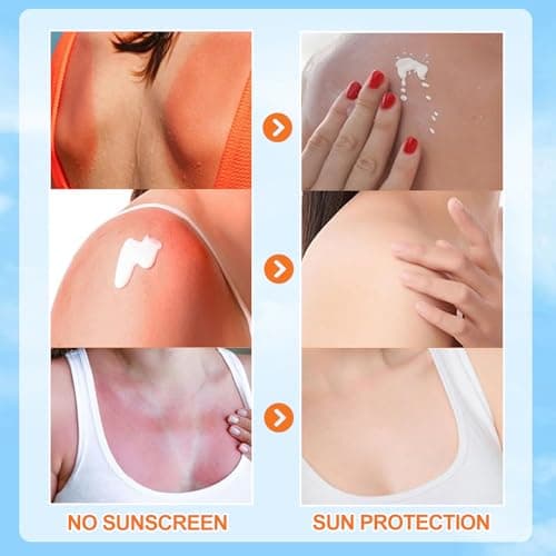 16 Pack Sunscreen SPF 50+, Travel Size Sunscreen Without White Cast, Sun Protection Waterproof & Non-Greasy, Mini Sun Cream for Face & Body, Lightweight UV Protection for Daily Use, 8g per piecec — view 5
