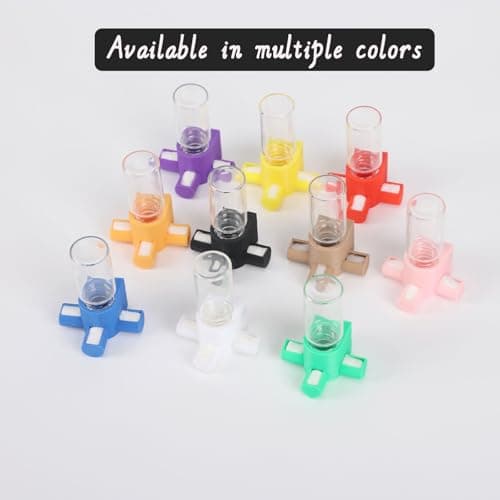 Daerky Jumping Spider Water Dispenser, Magnetic Hanging Feeder,Suitable for Jumping Spiders,Tarantulas, Praying Mantises,Arboreal Animals, and Other Small Animal Enclosure Accessories,5ML (Pink) — view 6