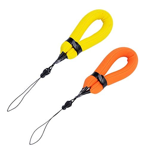 PROfezzion Floating Strap for Waterproof & Action Cameras (Orange & Yellow)