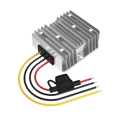 24V To 12V DC Power Converter, 20A 240W Buck Voltage Dropper With Fuse