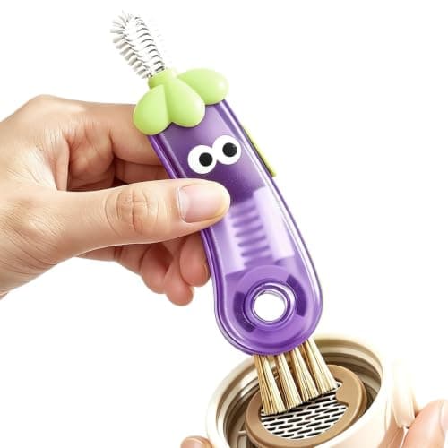Cup Lid Cleaning Brush 4 In 1 Sports Bottle Crevice Cleaning