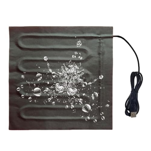 Travel Heated Pad,Electric Foot Warmer 5V - Foldable Winter Cushion Waterproof Heating Film for Shoulders, Back and Neck