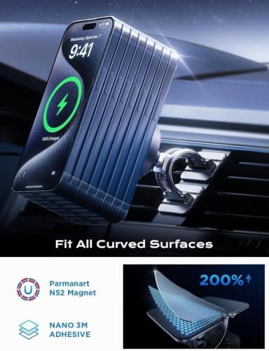 LISEN for Magsafe Car Mount Charger Magnetic Phone Holder for Car Wireless — view 6