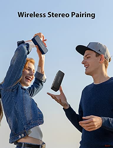 Anker soundcore 2 Portable Bluetooth Speaker, 12W Stereo, Navy Blue — view 6