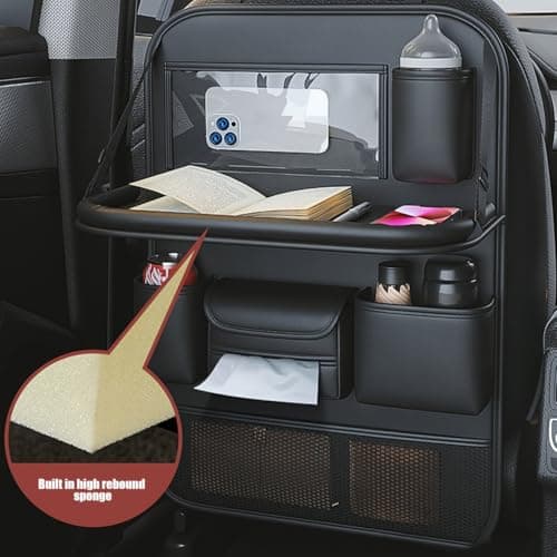Mautopily Car Seat Organiser with Foldable Car Table — view 6