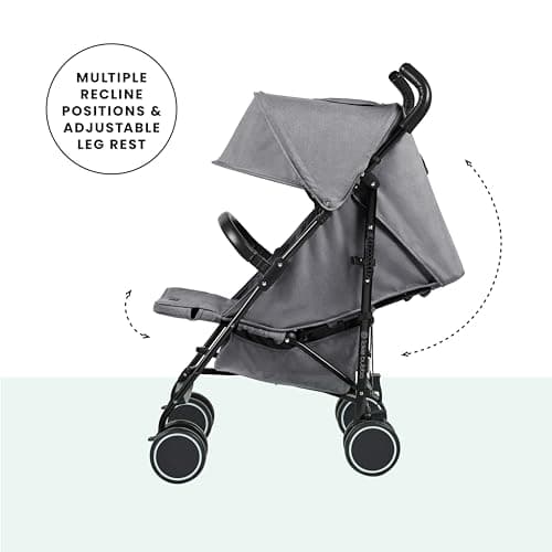 Ickle Bubba Discovery Max Lightweight Stroller & Pushchair (Graphite Grey) — view 4