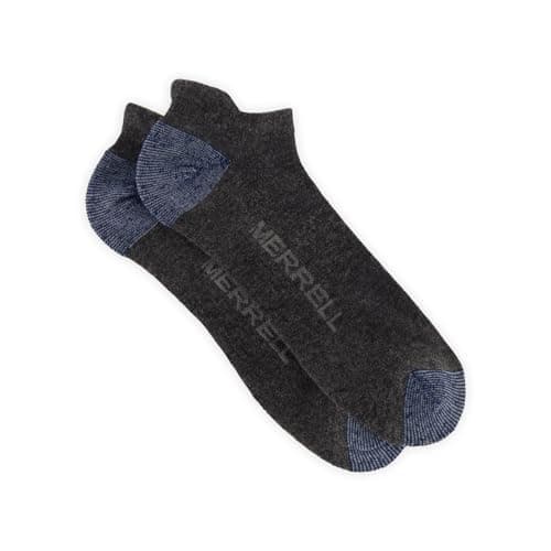 Merrell Trekker Outdoor Low Cut Socks, Charcoal Heather, Medium-Large — view 6