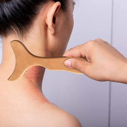 Wood Massage Tools Relaxing Body Stress Relief Headache Relief Health Care — view 3
