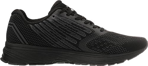 WHITIN Women Men Trainers Walking Size 5 Nonslip Cushion Jogging Running Athletic Gym Sport Tennis Breathable Sneakers All Black EU 38 — view 6