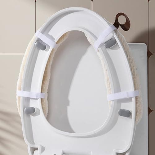Heating Toilet Seat Cover 1-Pair Washable Reusable Self Adhesive — view 6