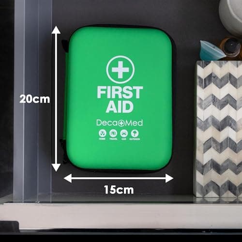 Deca+Med Premium First Aid Kits | Safety Essentials for Home, Office, Car, Caravan, Travel, and Camping (Hard Shell Outdoor First Aid Kit) — view 3