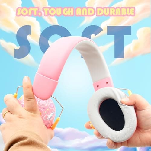 Samaly Kids Ear Defender, SNR 27dB Ear Defenders for Children, Noise Cancelling Headphones Autism, Kids Ear Protection Earmuffs for Fireworks, Concerts, Party(6 Months to 14 Years Old) — view 3